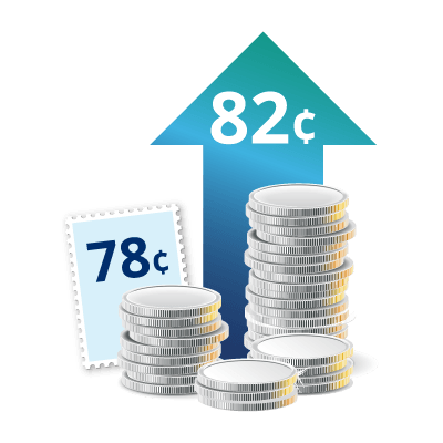 Postage cost increase